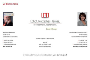 Lohof.Matschas-Jarass Rechtsanwälte Fachanwälte