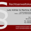 Lutz Köhler Rechtsanwälte Martina Köhler Rechtsanwälte