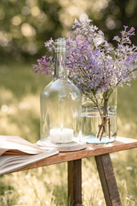 Klassik Windlicht aus der 1,5 liter Weinflasche - sexy und trotzdem klassisch