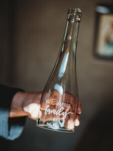 We are family - handgwefertigtes Windlicht mit Statement - von MaBe®