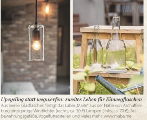 Das 2. Leben einer Einwegflasche - MaBe® schenkt den Einwegflaschen ein neues Leben