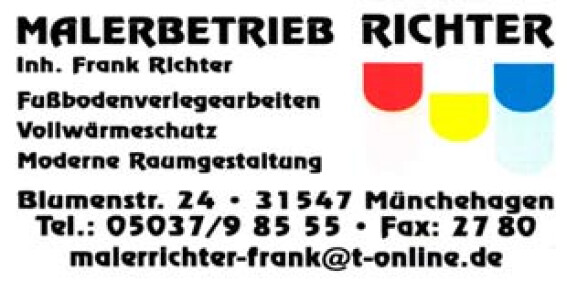 Logo Maler Richter Rehburg-Loccum
