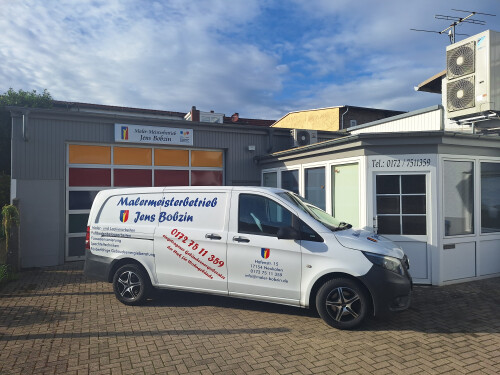 Firma mit Transporter