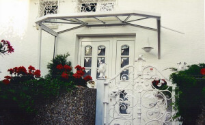 Überdachung Eingang Spezialanfertigung