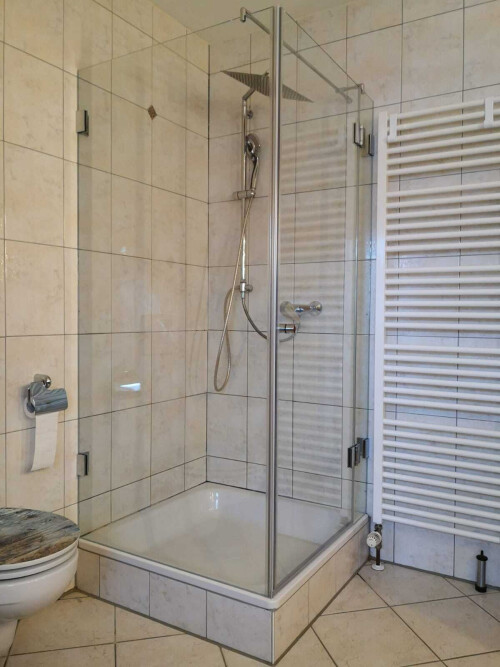 Ganzglas-Eckduschkabine MGD Base Typ 201