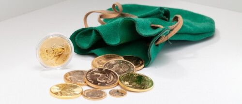 Verkauf von Goldmünzen