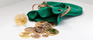 Verkauf von Goldmünzen