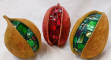 Mosaik in Naturfrucht