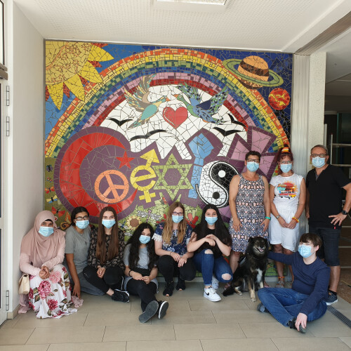 Wandmosaik COEXIST - Realschule GE