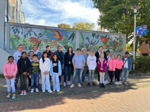 Wandmosaik - Oranienburger Straße - Anwohnerprojekt