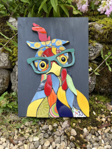 Porzellan-Mosaik