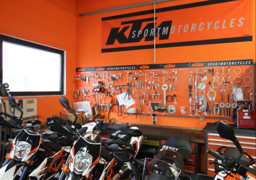 Motorradwerkstatt
