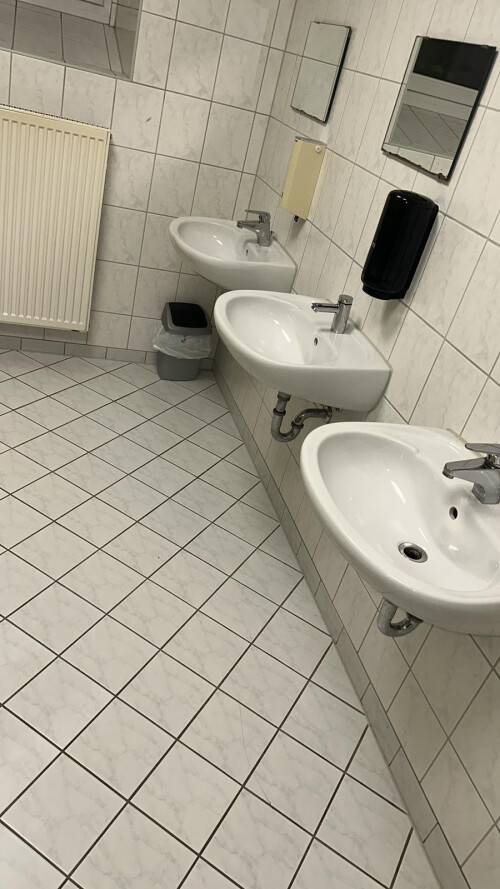 Reinigung der Toiletten