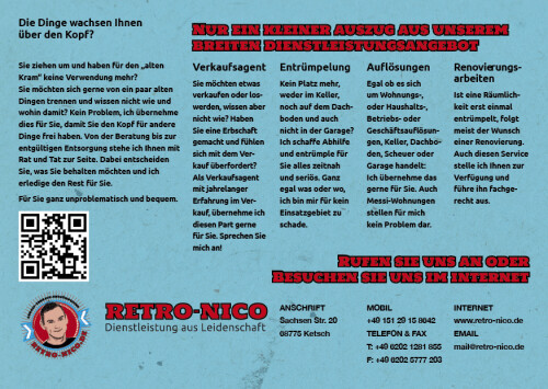 Flyer Retro - Nico