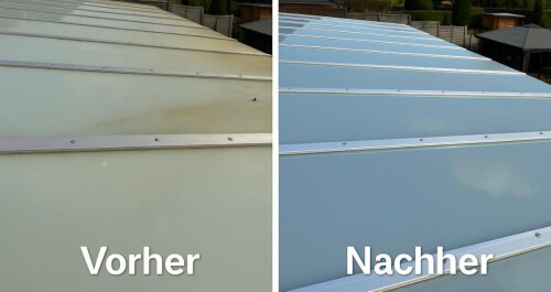 Terrassendachreinigung