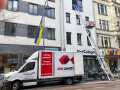 OK Umzüge Köln im Einsatz mit Aussenaufzug
