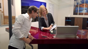 Top-desk... der elektrisch anpassbare Schreibtisch