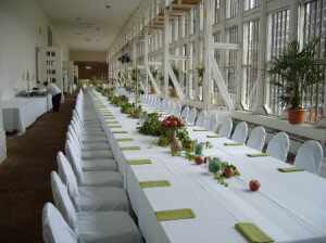 Tisch und Buffet Dekoartionen