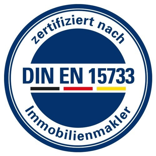 Zertifiziert nach DIN EN 15733 für Immobilienmakler