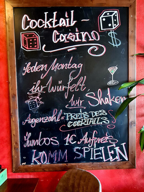Montags: Würfel dir deinen Cocktail-Preis