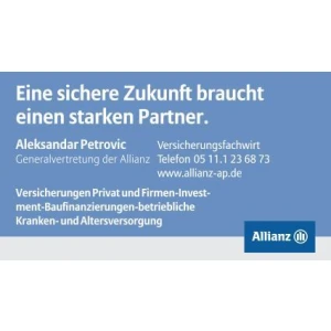 Petrovic & Illmer Versicherungen und Finanzen Generalvertretung der Allianz OHG