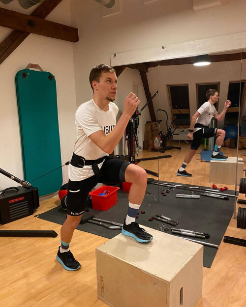 Marcel Bräutigam am Keiser Trainer