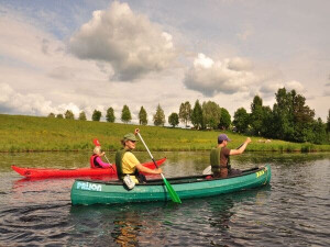 Spaß beim Kanufahren