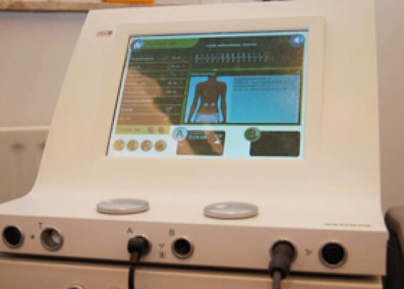 Elektro--und-Ultraschalltherapie