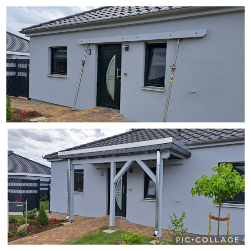 Überdachung Eingang