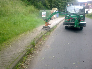 FUMO mit Wildkrautbürste