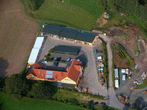 Hauptsitz als Luftbild