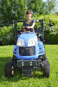 Mähen mit Kleintraktor