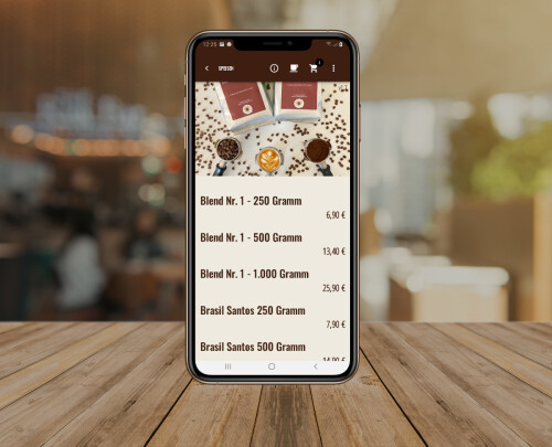 Referenzkunde: Bestell-App für Crema & Beans