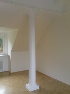 Wohnbereich / Aufbau toskanische Säule
