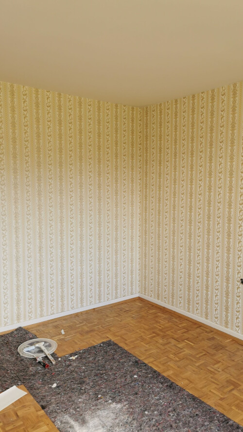 Vlies-Tapeten antik tapezieren