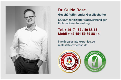 Visitenkarte Dr. Guido Bose