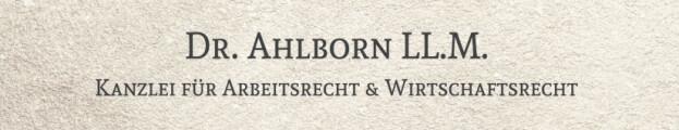 Bild: Rechtsanwalt & Notar DR. AHLBORN LL.M. - Fachanwalt für Arbeitsrecht & Handels- und Gesellschaftsrecht in Bielefeld