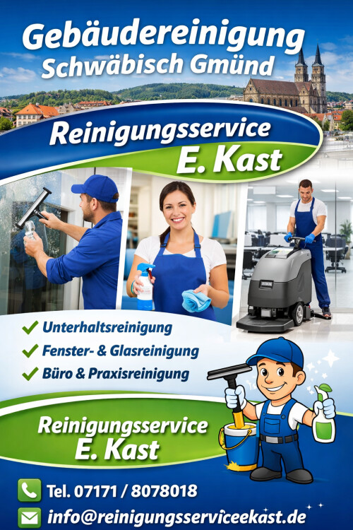 Gebäudereinigung aus Schwäbisch Gmünd - Reinigungsservice E. Kast