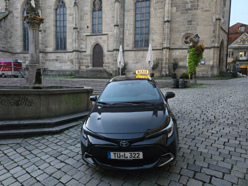 Komfortabel unterwegs mit Renna Taxi – Abholung direkt an der Stiftskirche Tübingen