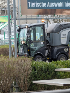 Parkplatzreinigung