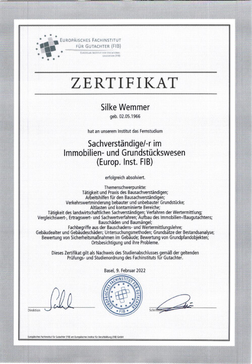 Zertifikat