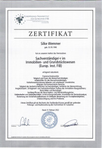 Zertifikat
