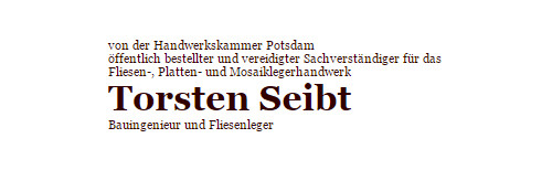 Sachverständiger Torsten Seibt in Potsdam
