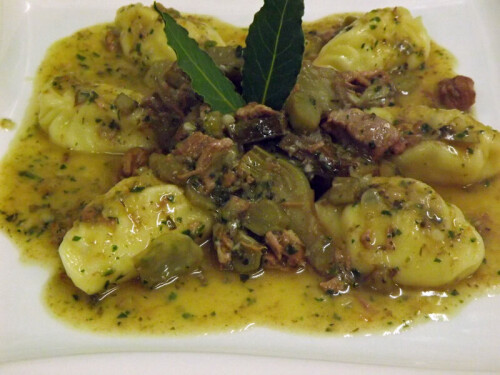 Speisekarte - sardische-Spezialitaet