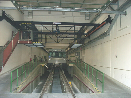 Krananlage zur Wartung ÖPNV