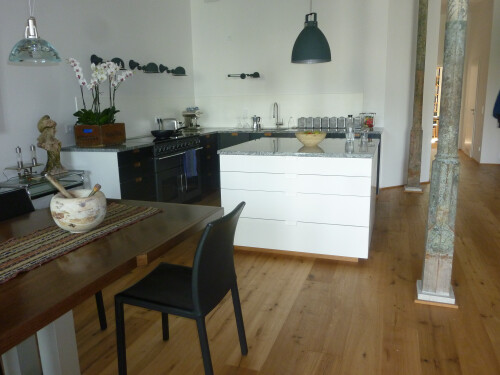 Raumkonzept mit offener Küche