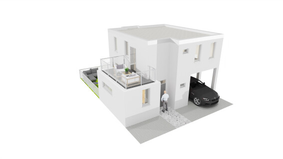 Beispiel 3D Immobilien Rendering