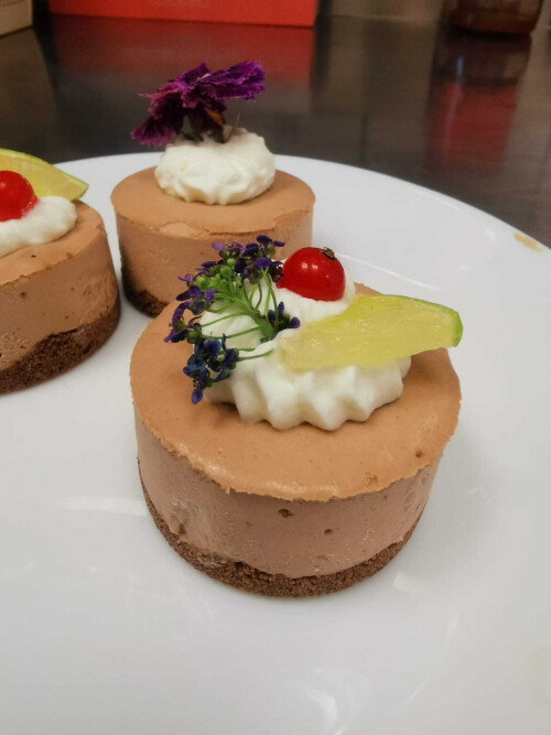 Haselnuss Cheesecake Bites