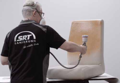 Ledermöbelumfärbung