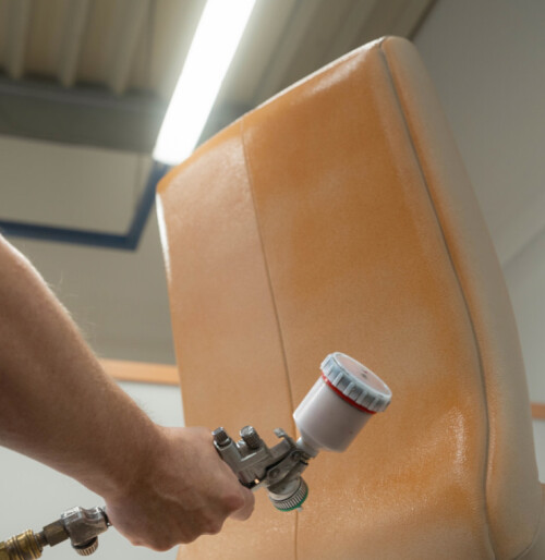 Ledermöbelumfärbung